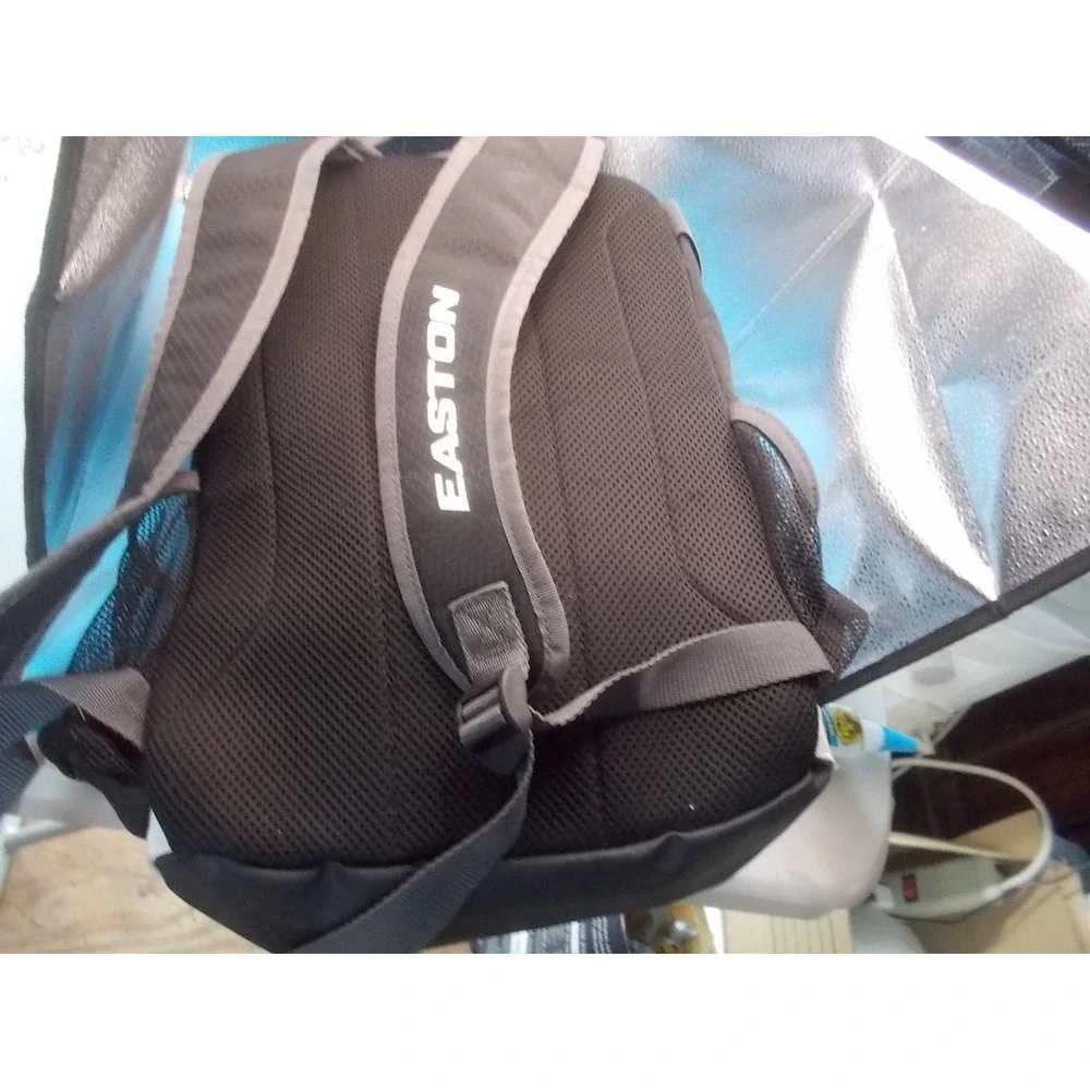 Easton Elite Football/Soccer Equipment Backpack Black White Bag